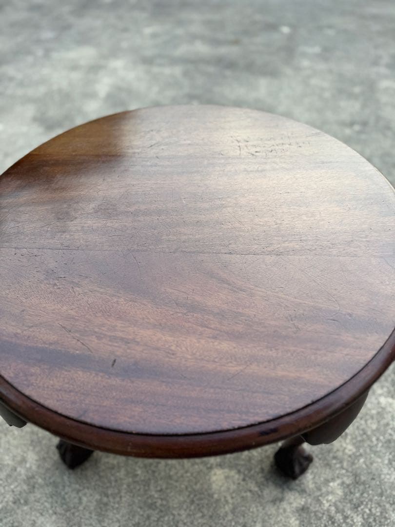 【値下げ不可】【中古】コーヒーテーブル　アンティーク　ラウンドテーブル