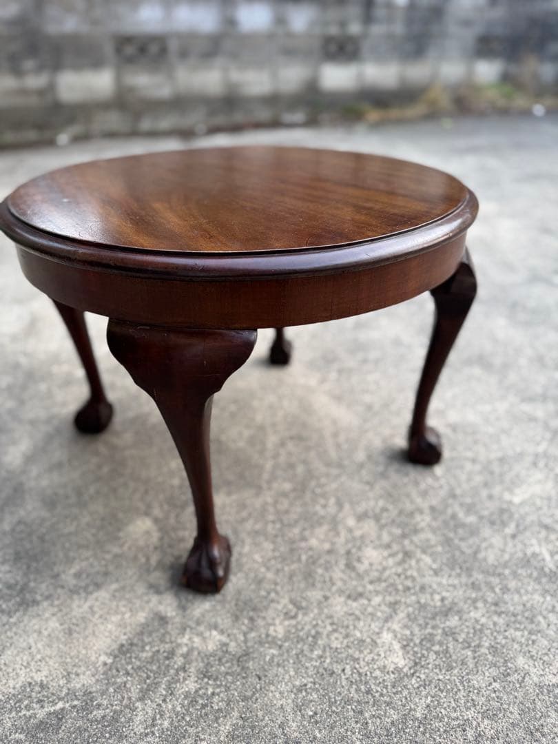 【値下げ不可】【中古】コーヒーテーブル　アンティーク　ラウンドテーブル