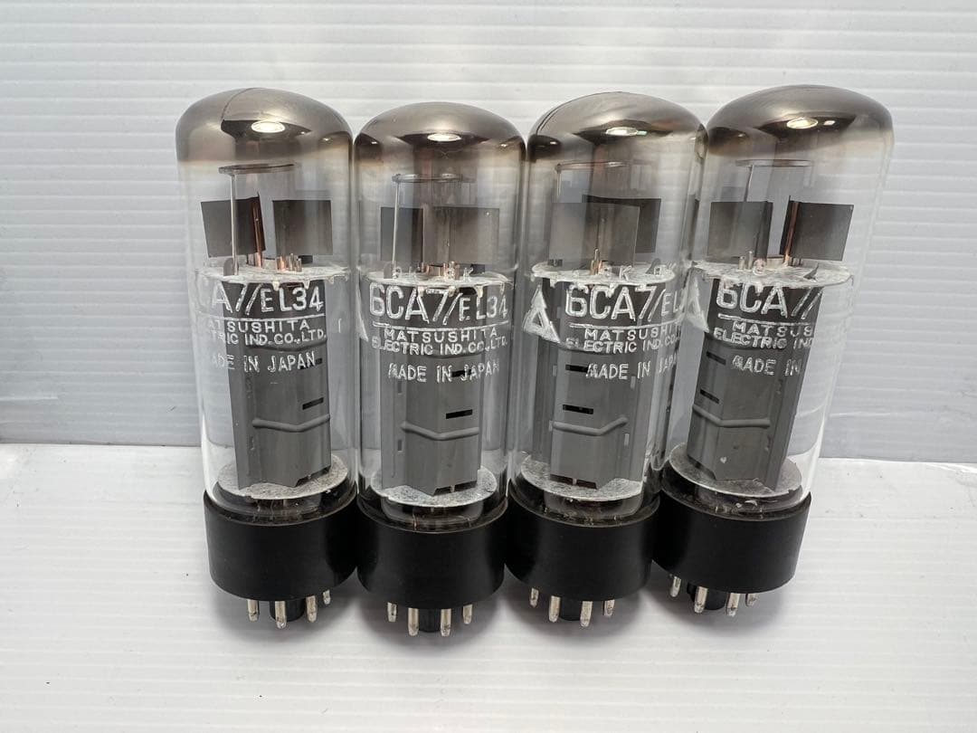 松下 6CA7/EL34 真空管 4本セット 日本製