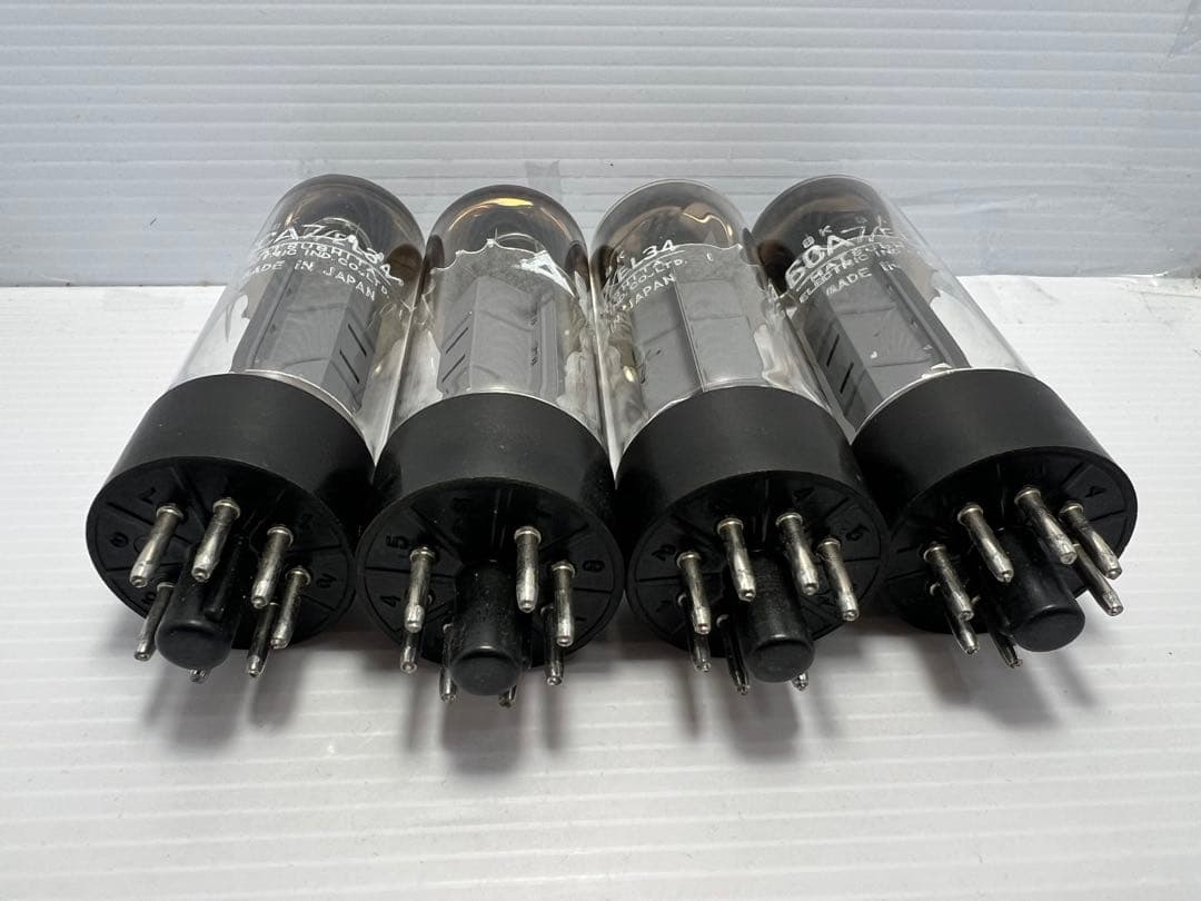 松下 6CA7/EL34 真空管 4本セット 日本製