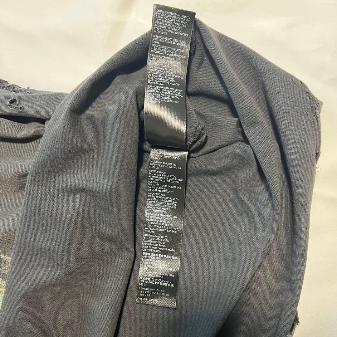 平本蓮着用　BALENCIAGA PARIS LIVERTY 自由の女神Tシャツ