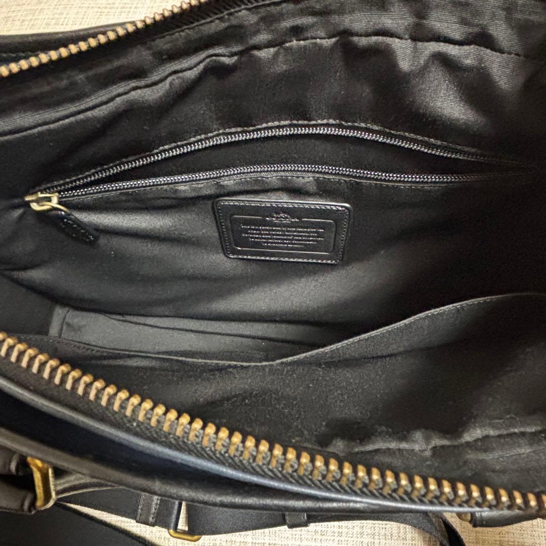 COACH ビジネスバッグ ネイビー/ブラック