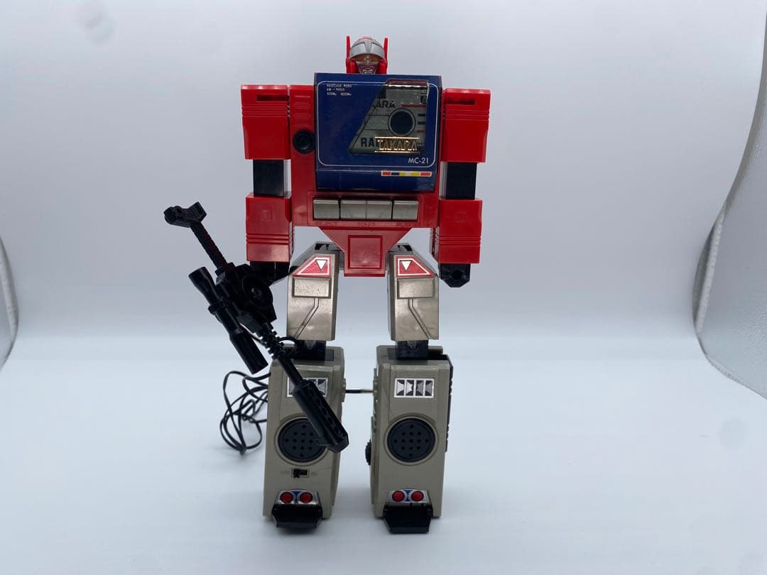 TAKARA タカラ ミクロマン サウンド戦士 ラジカセロボ 箱付属 当時物