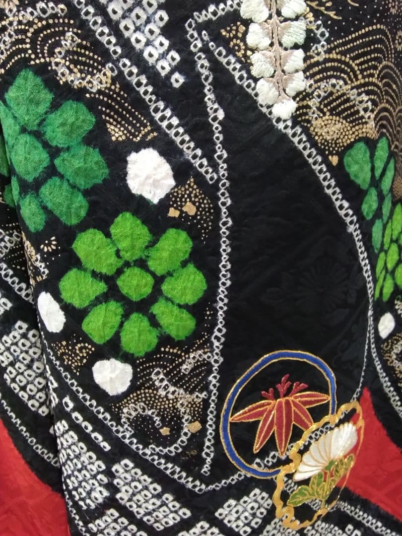 【専用】振袖正絹絞り、成人式、襦袢