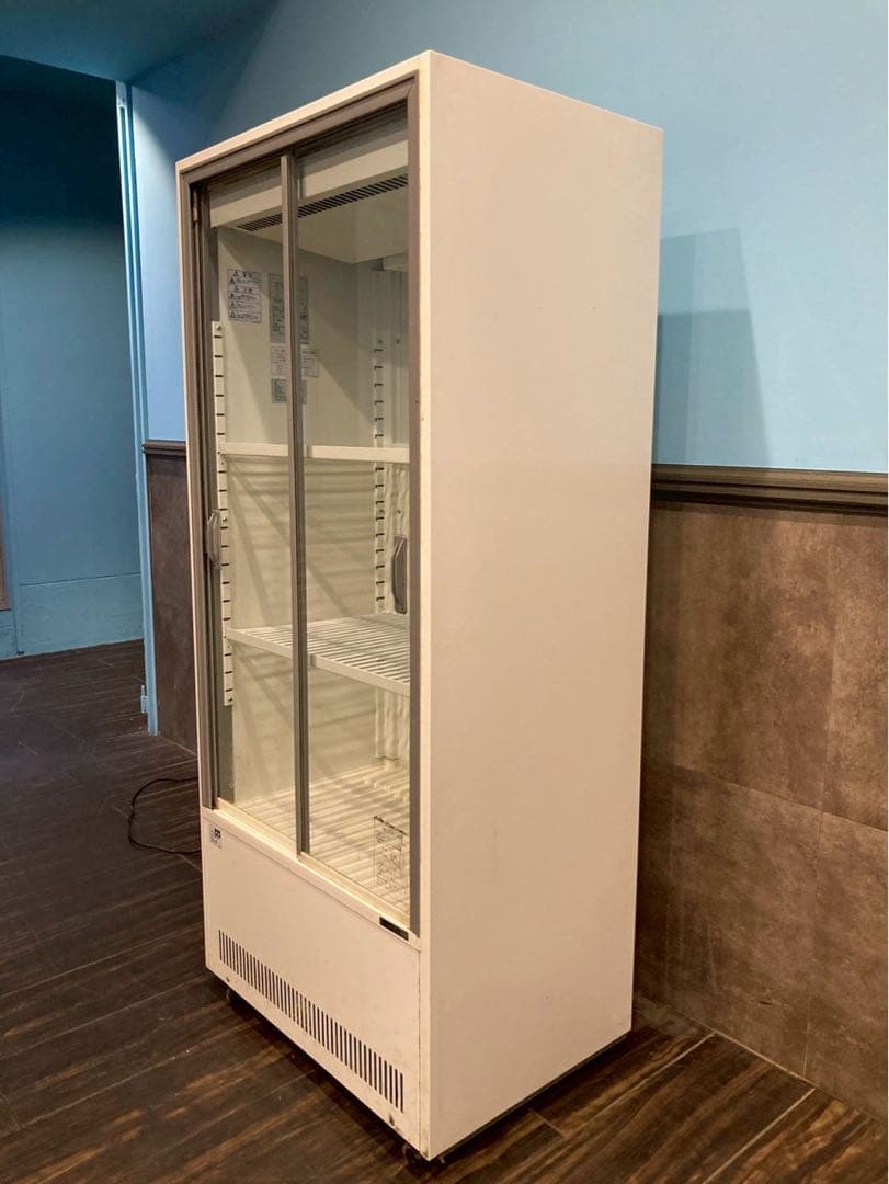 業務用　ガラス扉冷蔵庫 ホワイト 2ドア
