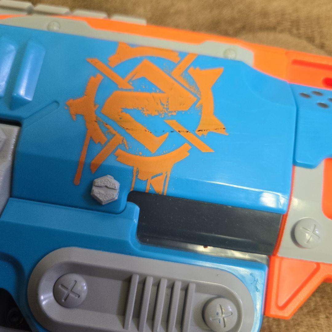 【訳あり】ナーフ　ゾンビストライク　スレッジファイア　オレンジトリガー　引退品