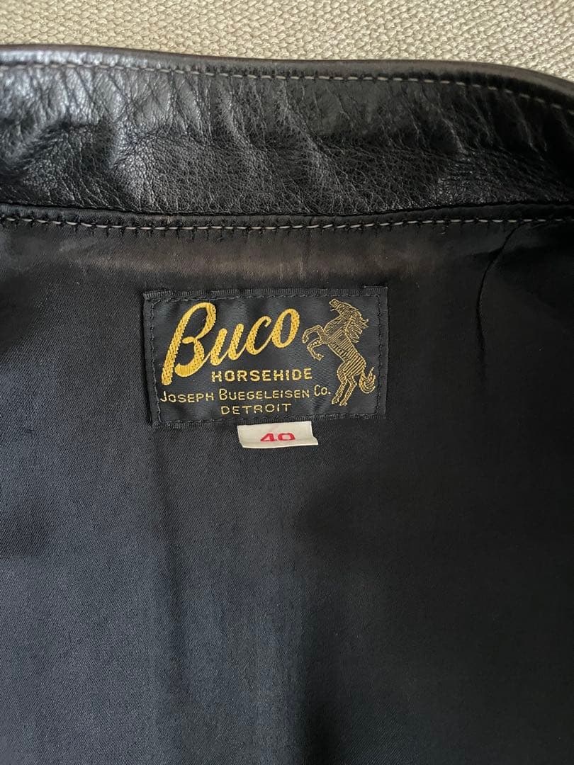 hideo 　Buco j100 ホースハイドジャケット 40