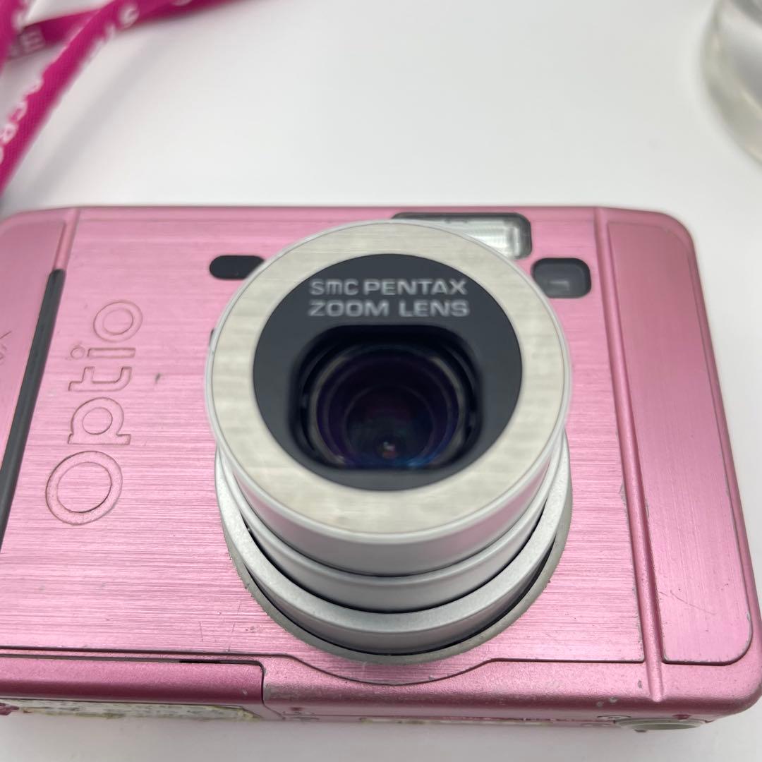 スマホ転送OK✨PENTAX Optio S40✨動作確認済 単三電池 可愛い♪