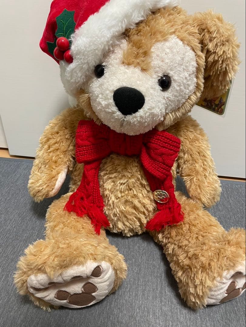 タグ付き　ダッフィー　クリスマス　mサイズ