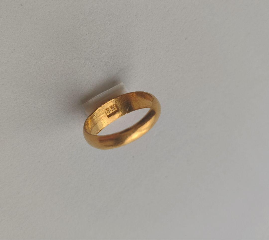 K24 純金 シンプルバンドリング 約4.48g 10号 ユニセックス