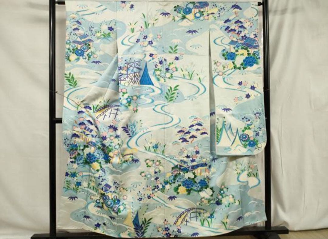 振袖 正絹振袖　卒業式着物　袴　成人式振袖13参り　十三詣り　アンティーク振袖