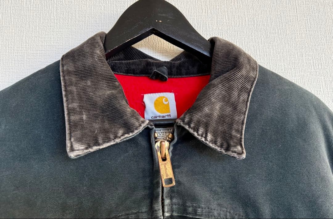 超超スペシャル アメリカ製 カーハート サンタフェジャケット L ブラック 黒