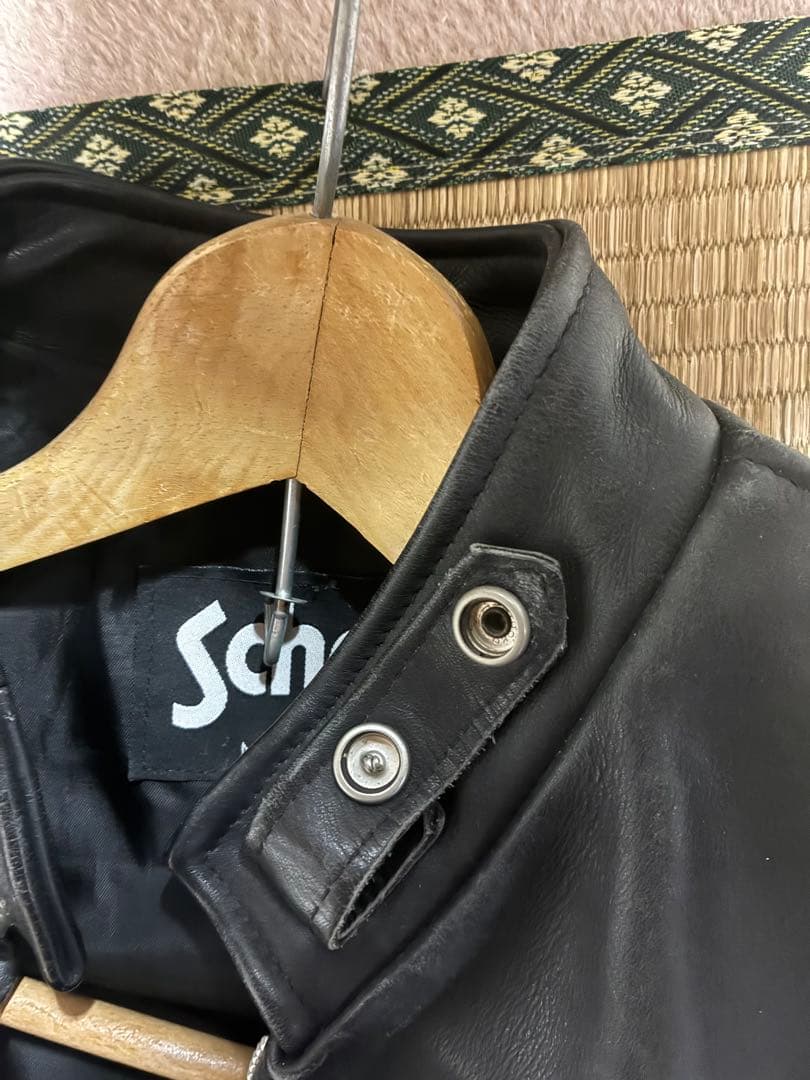 Schott シングルライダースジャケット 40