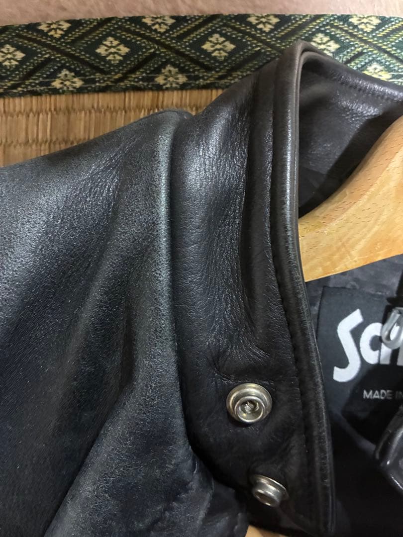 Schott シングルライダースジャケット 40