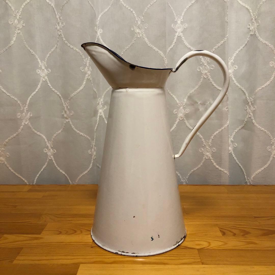 アンティークホーロー ウォータージャグ