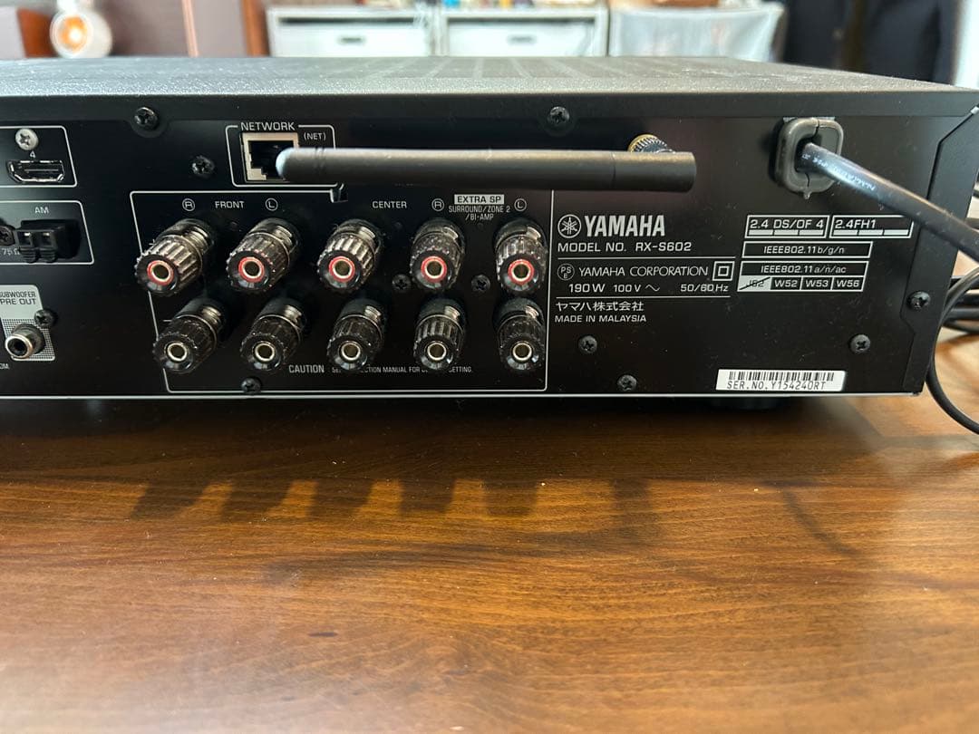 【使用少なめ】YAMAHA AVレシーバー RX-S602ブラック