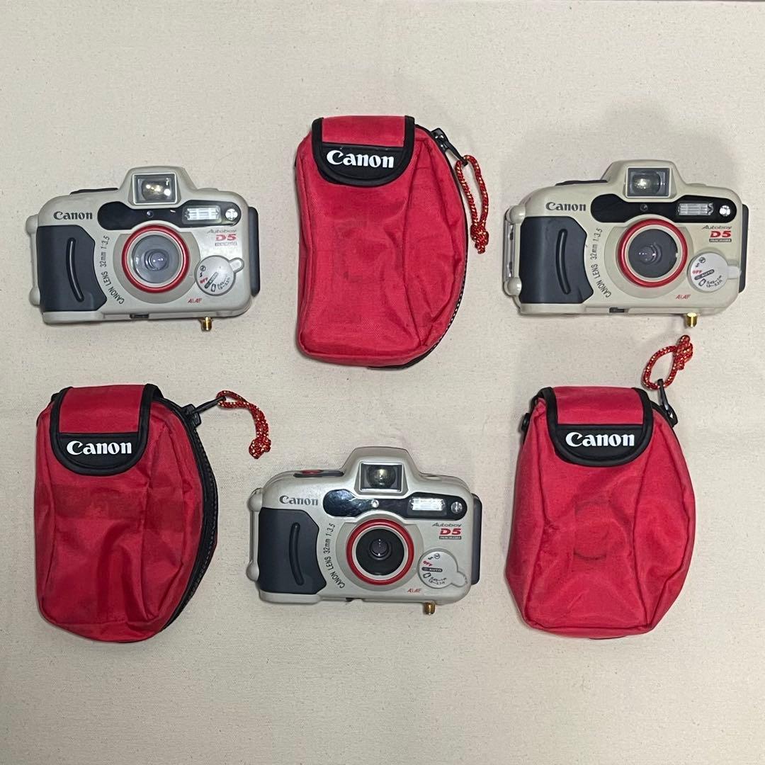 ジャンク★フィルムカメラ CANON Autoboy D5 3点セット