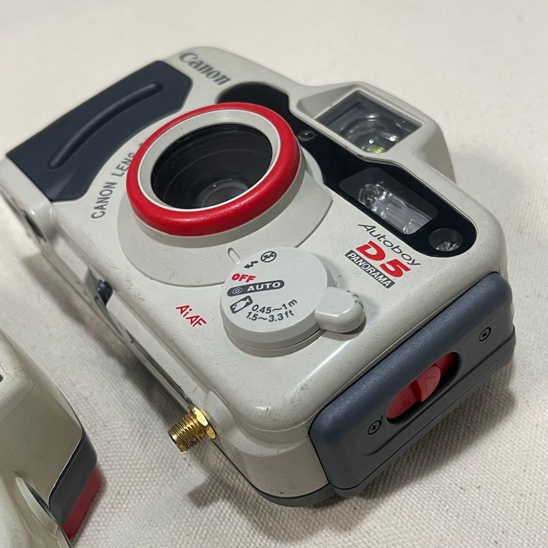 ジャンク★フィルムカメラ CANON Autoboy D5 3点セット