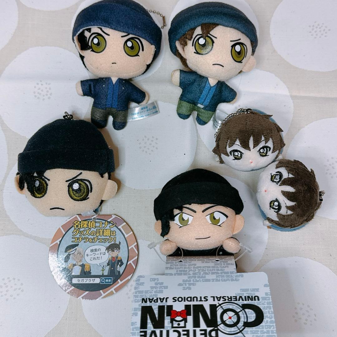 名探偵コナン　ぬいぐるみセット　降谷零　安室透　松田陣平　諸伏景光　怪盗キッド