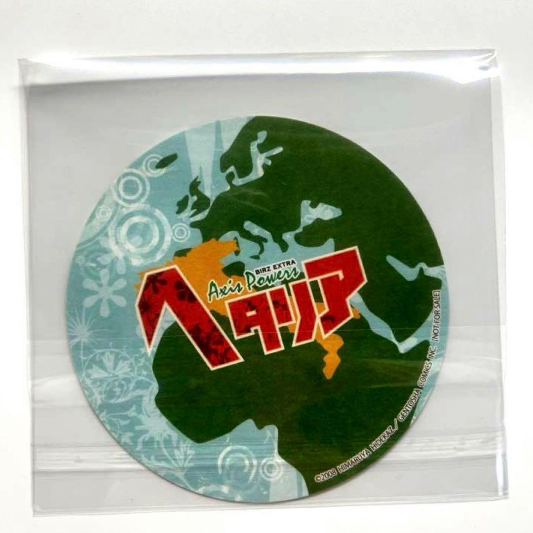 ヘタリア　イタリア　ドイツ　声優　直筆サイン入り　まるかいて地球コースター