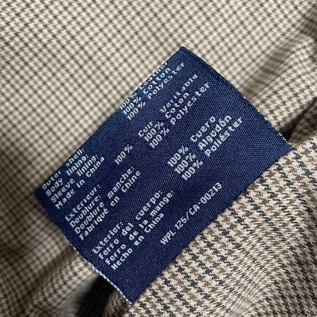 00s CHAPS チャップス レザー スウィングトップ ダークブラウン