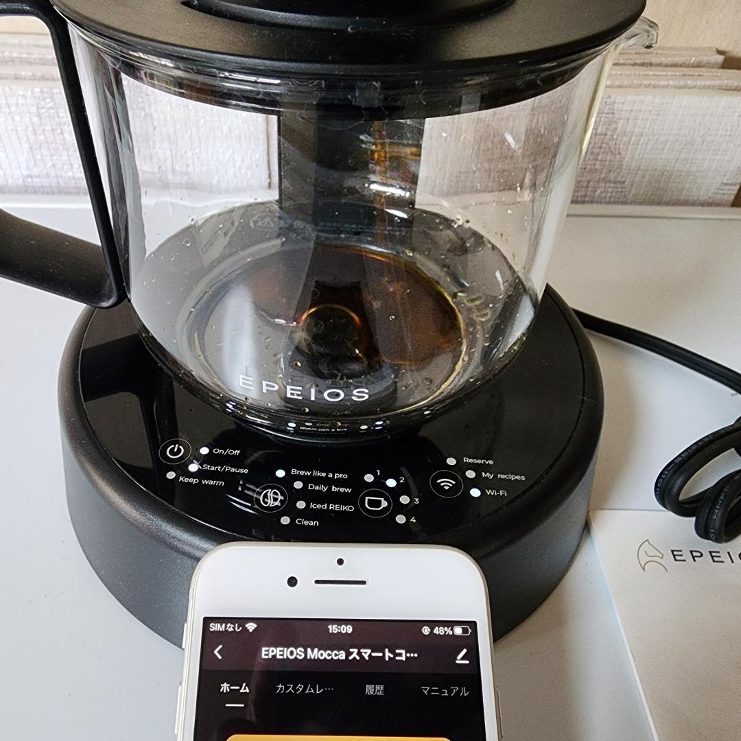 【動作確認済】EPEIOS MOCCA コーヒーメーカー 説明書・付属品あり