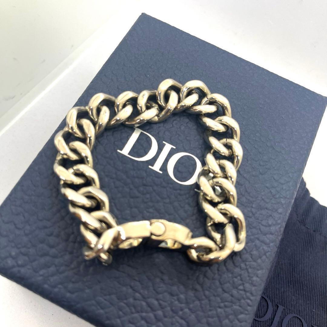 箱付き✨Dior チェーンブレスレット CD ICON シルバー 喜平 Lサイズ