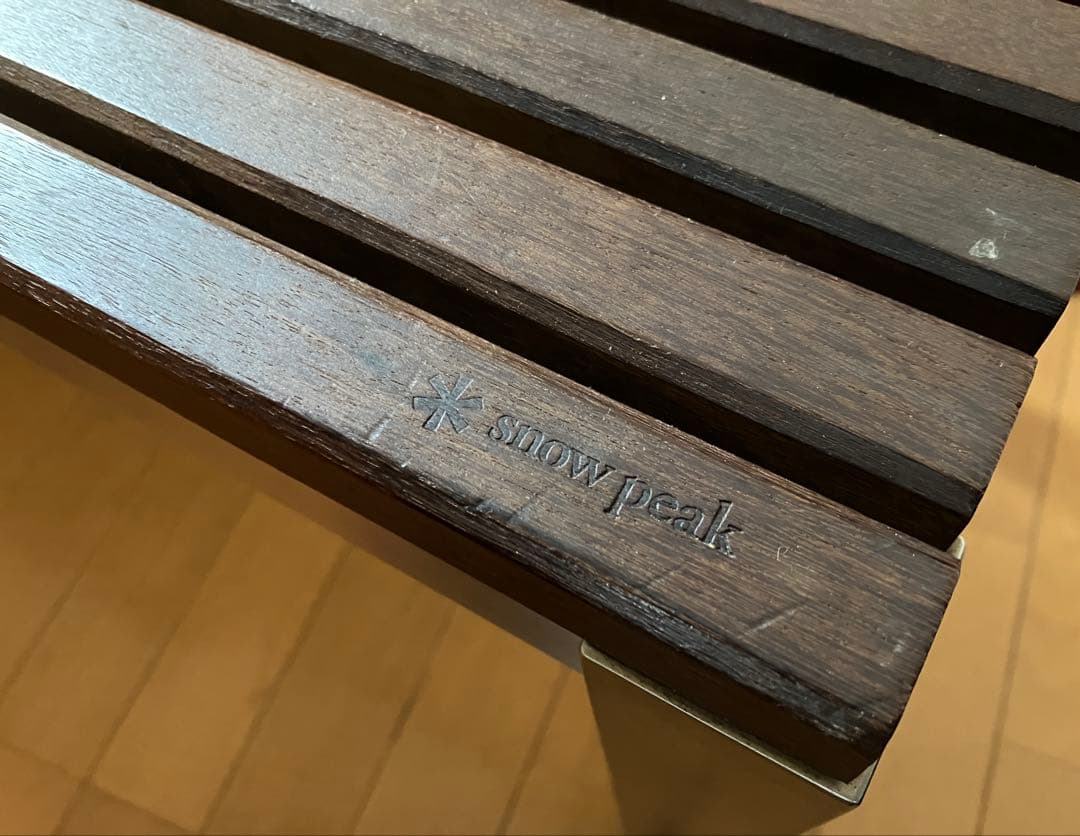 【手渡し限定】 Peak ガーデンテーブル・ウッドトップ2枚・ベンチ2脚