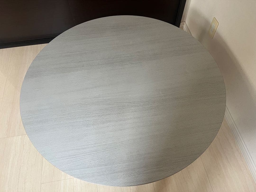こたつ　丸テーブル　天板リバーシブル