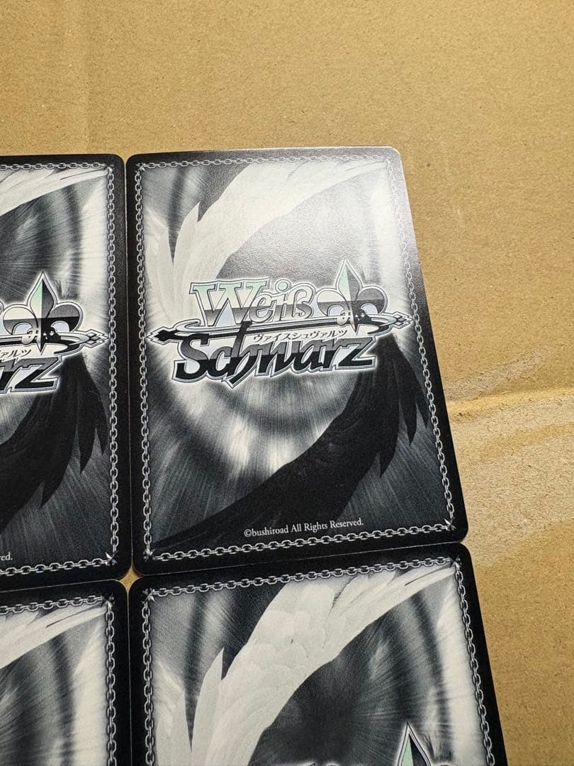 ヴァイスシュヴァルツ この素晴らしい世界に祝福を　水着のアクア　SR 4枚セット