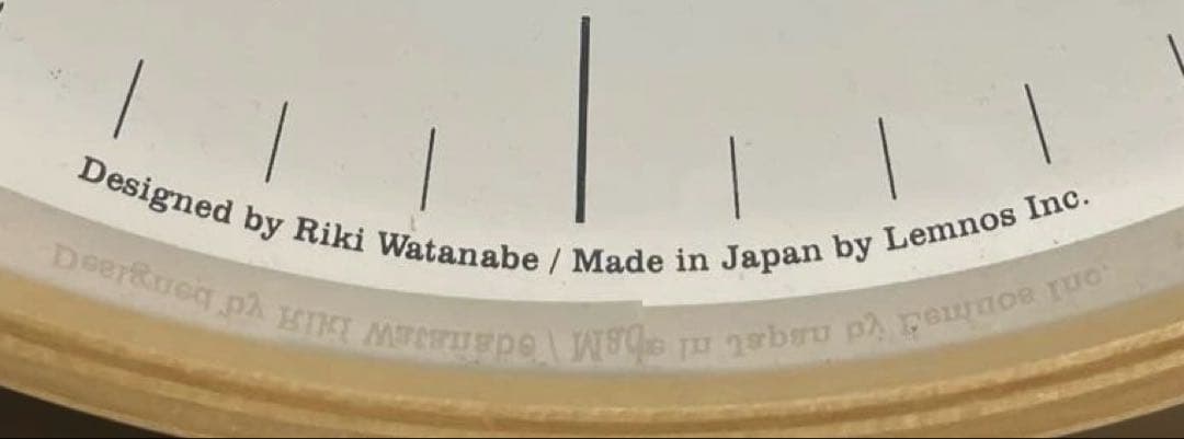 Lemnos　RIKI　CLOCK　アナログ壁掛け時計　レムノス　リキ