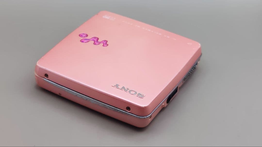 SONY MDプレーヤー ピンク MZ-EH50 充電器・イヤフォン付き