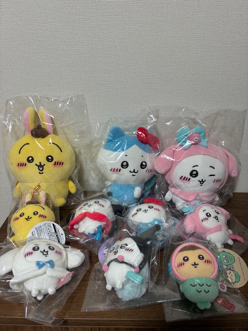 ちいかわ×サンリオキャラクターズ ぷちミニマスコット ぬいぐるみ 第１弾 新品
