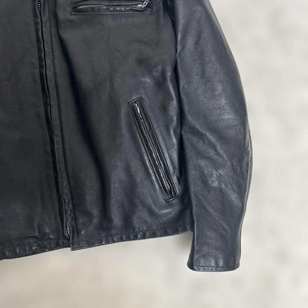 【美品】ショット SCHOTT レザー　ライダース　141 ブラック　サイズ40