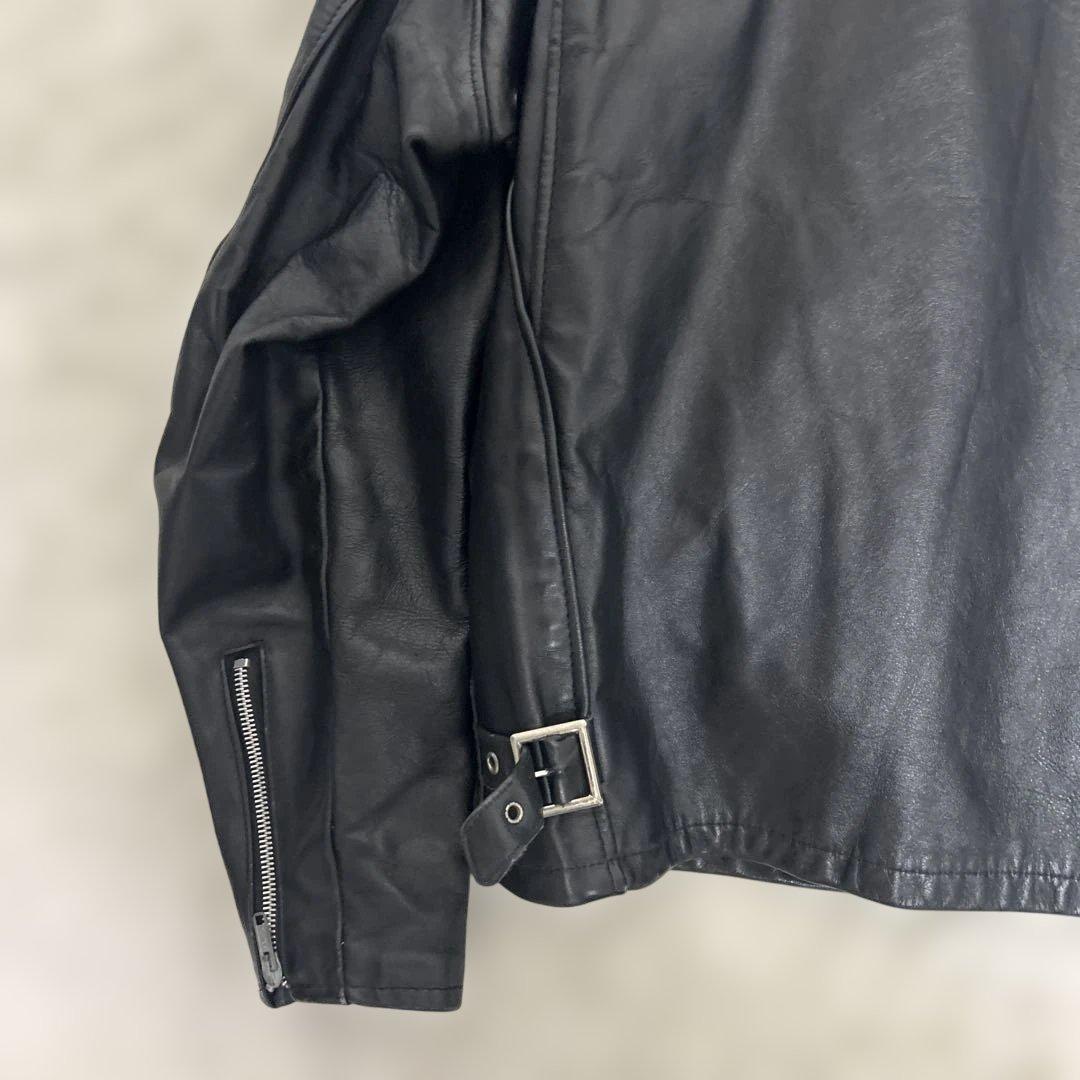 【美品】ショット SCHOTT レザー　ライダース　141 ブラック　サイズ40