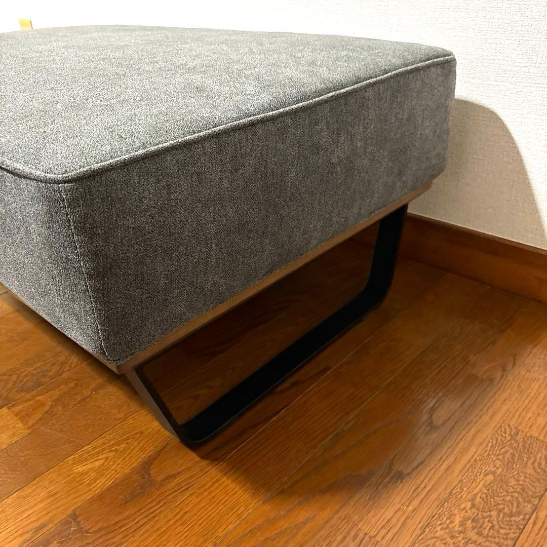 【美品】スツール オットマン スチール脚