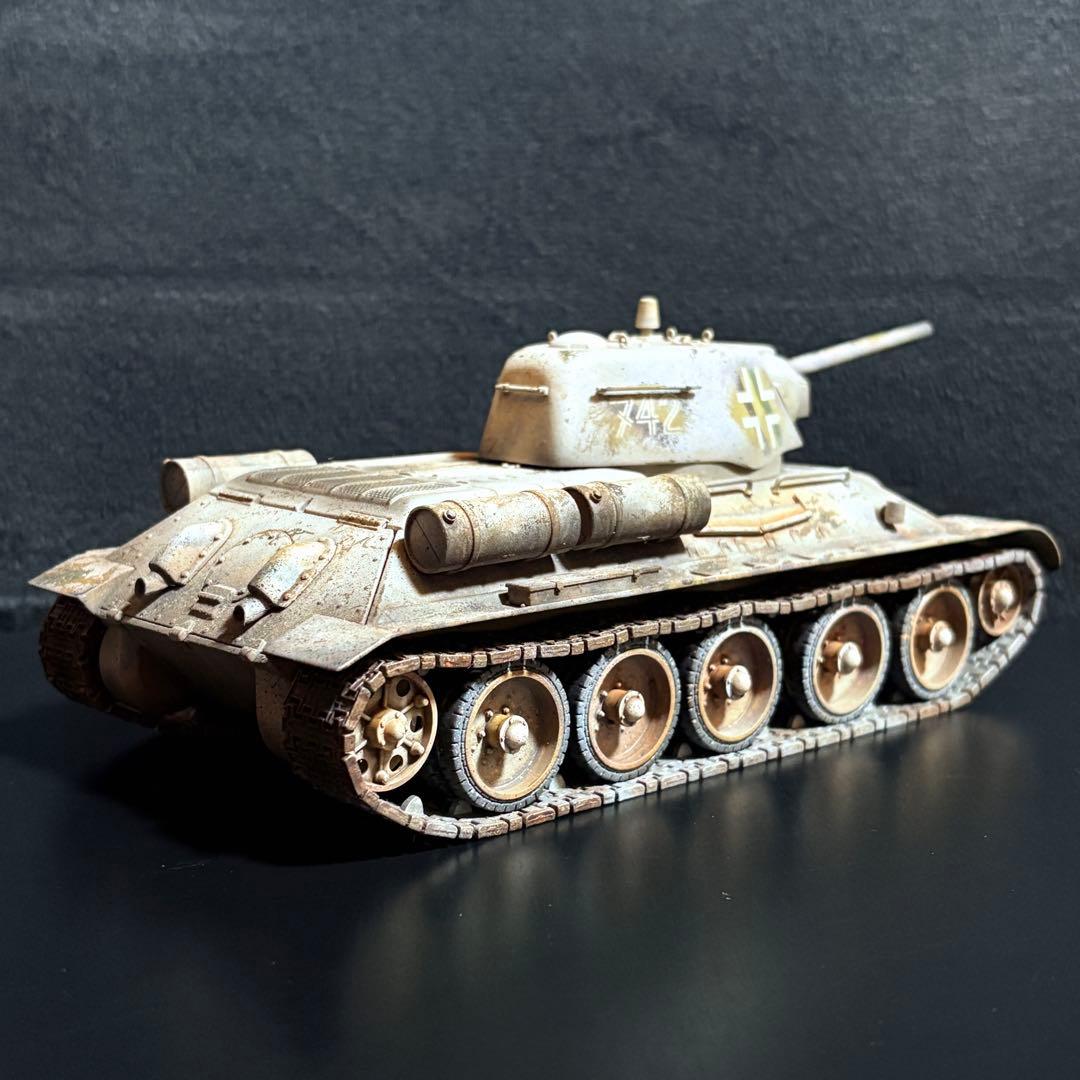 ワンオフカスタム 1/35 PMA T34/76-747(r) ドイツ軍鹵獲仕様