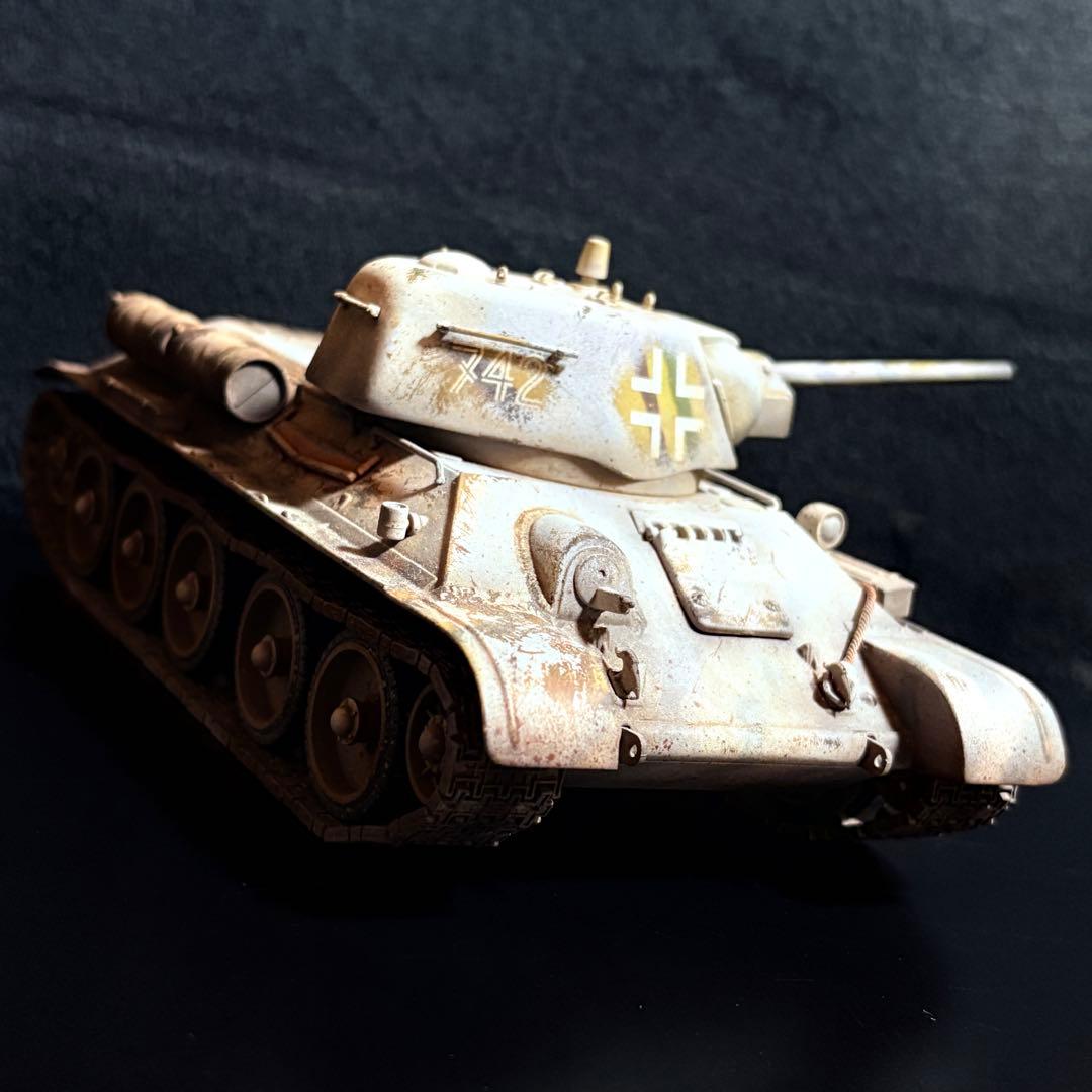 ワンオフカスタム 1/35 PMA T34/76-747(r) ドイツ軍鹵獲仕様