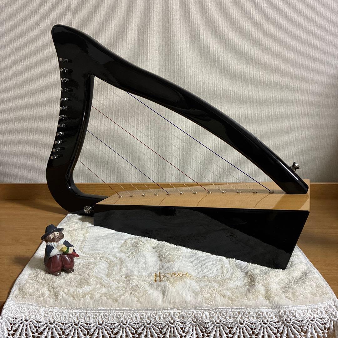 グレイスベイビーハープ 12弦 ケース .ストラップ.チューニングハンマー