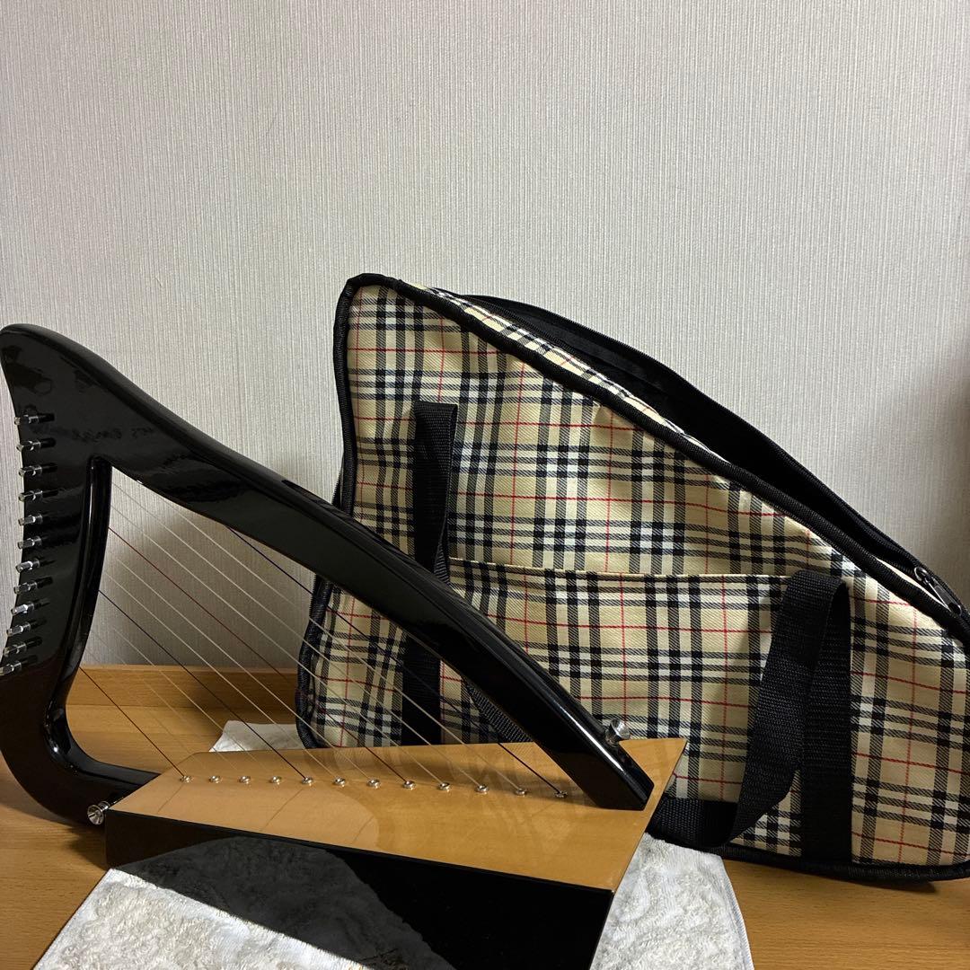 グレイスベイビーハープ 12弦 ケース .ストラップ.チューニングハンマー