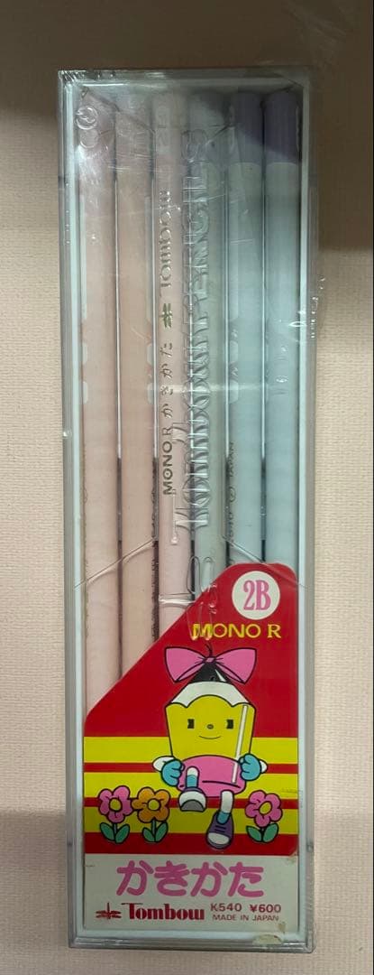 昭和レトロ　トンボ鉛筆　かきかた鉛筆　2B
