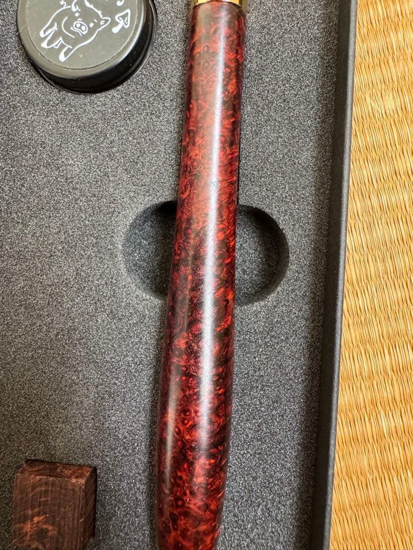 超限界特価‼️こぶた工房　ゴールデンローズウッド瘤　極上＋グロテスク　シャーペン