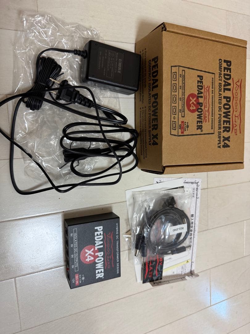 voodoo lab pedal power x4 新品同様品