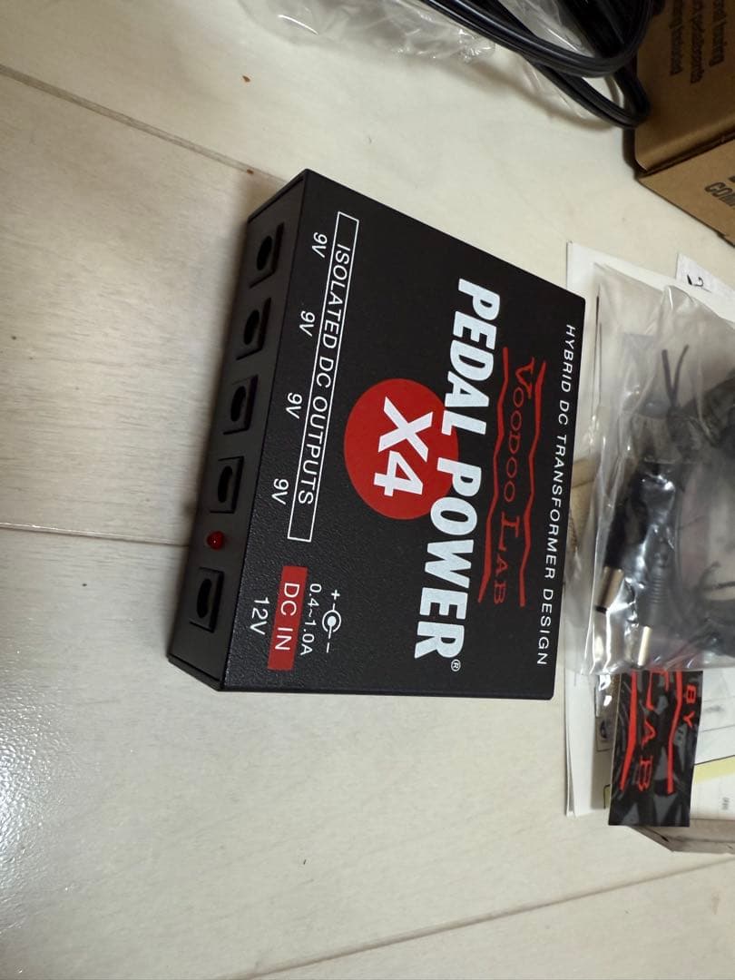 voodoo lab pedal power x4 新品同様品