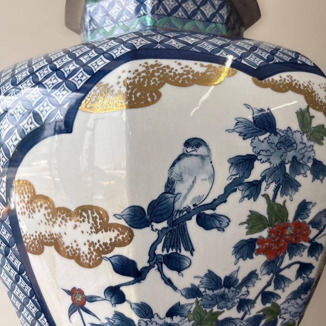 有田焼　吉右ヱ門窯　沈香壺　高さ約94cm 幅約43cm