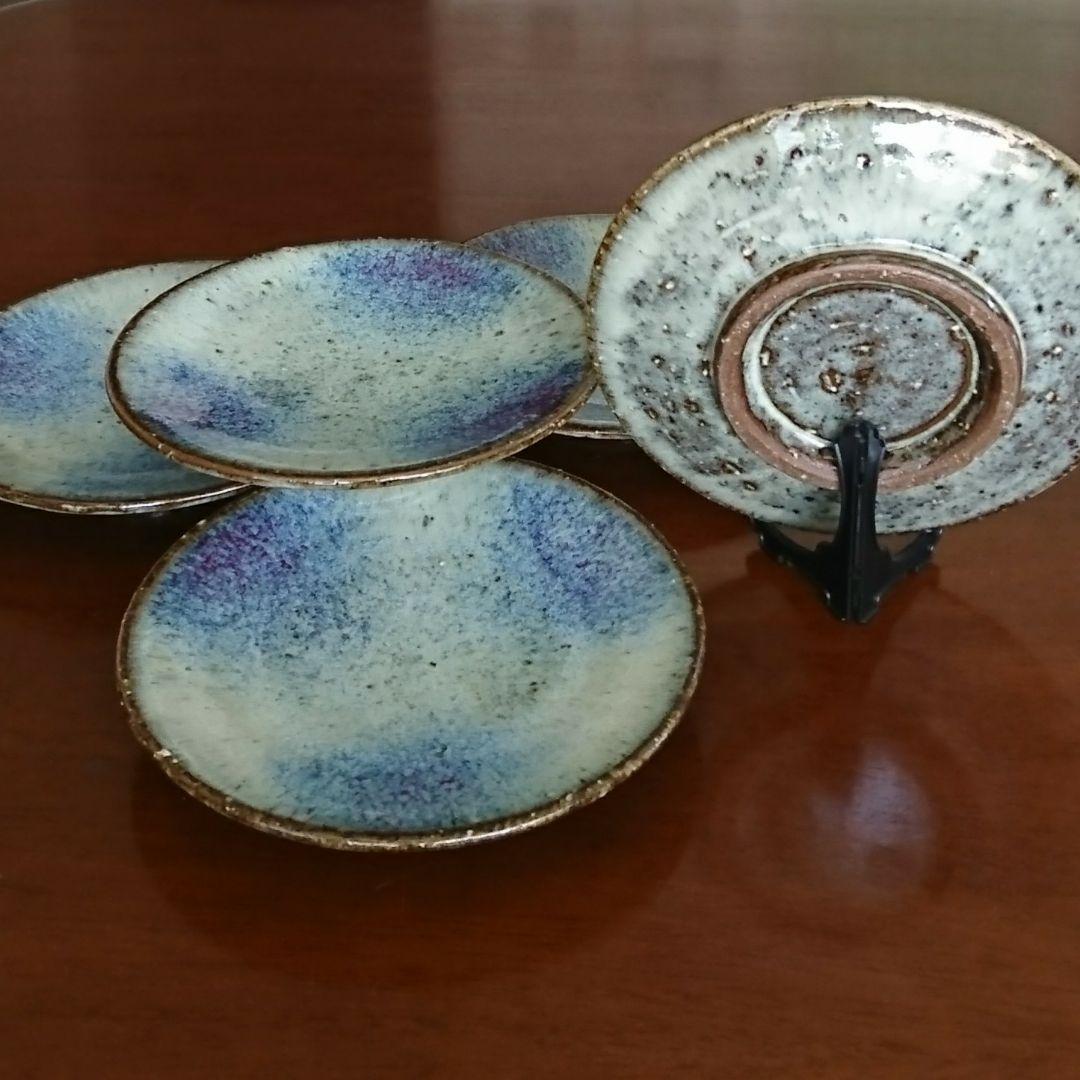 新品皿５枚セット 釣窯組皿 たち吉