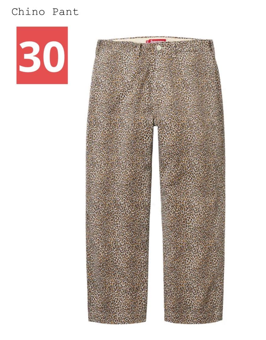 パンツ Supreme Chino Pant Leopard 30