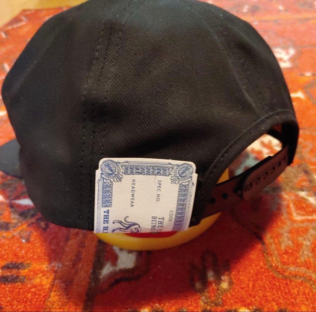 美品H.W.DOG & CO. ブラックワークキャップ　40サイズ