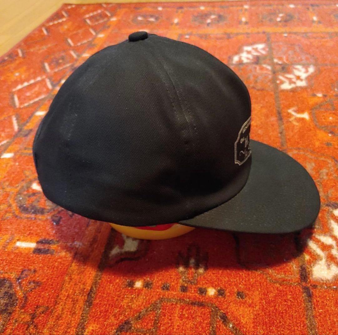 美品H.W.DOG & CO. ブラックワークキャップ　40サイズ