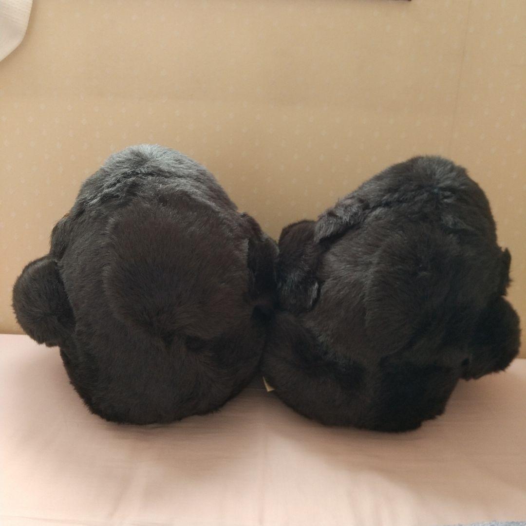 ヒロクンハウス　ゴリラ ぬいぐるみ 2体セット　座って35cm　大